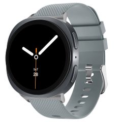 imoshion Bracelet en silicone flexible Samsung Galaxy Watch 8 (40/44mm) / Classic (46mm) - Gris