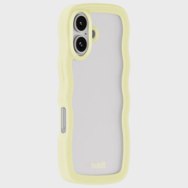 Holdit Coque Wavy Apple iPhone 16 - Lemonade