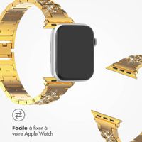Selencia Bracelet à maillons scintillants Apple Watch | 38/40/41/42 mm - Doré