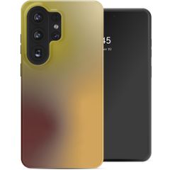 Selencia Coque arrière Vivid avec MagSafe Samsung Galaxy S26 Ultra - Gradient Olive Dust
