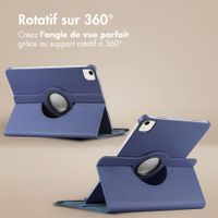 imoshion Coque tablette rotatif à 360° Apple iPad Air 13 pouces (2026) M4 / (2025) M3 / (2024) M2 - Bleu foncé