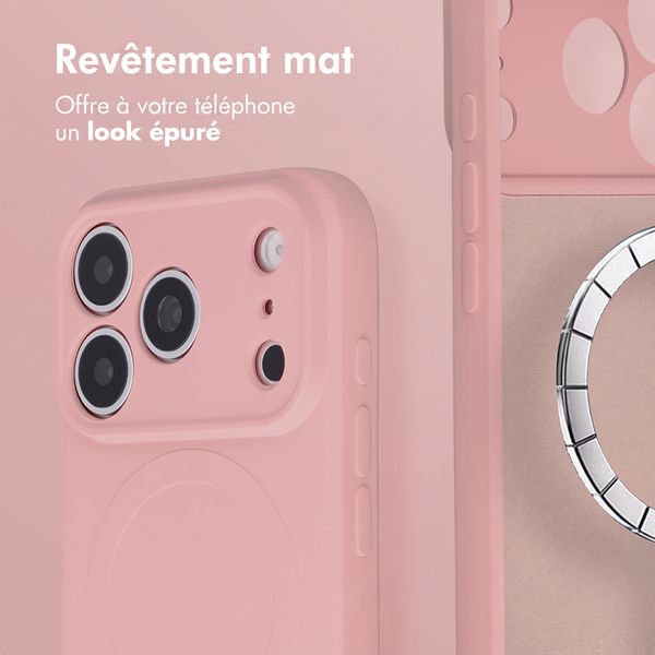 imoshion Coque Couleur avec MagSafe Apple iPhone 18 Pro / 17 Pro - Rose clair