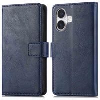 imoshion Étui de télephone portefeuille de luxe Apple iPhone 16 - Bleu foncé