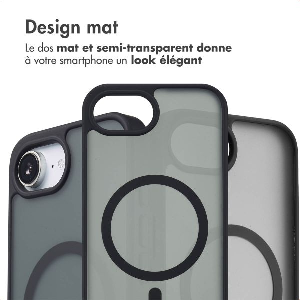 imoshion Coque Color Guard avec MagSafe Apple iPhone 17e / 16e - Noir