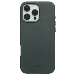 Accezz Coque MagSafe en cuir vintage Apple iPhone 16 Pro Max - Smokey Green