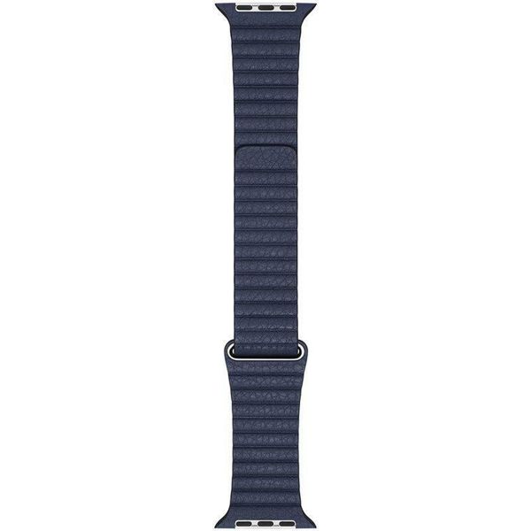 Apple Bracelet Leather Loop Apple Watch | 44/45/46/49 mm - Taille M - Diver Blue