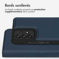 Accezz Premium Leather 2 in 1 Wallet Bookcase Samsung Galaxy A53 - Bleu foncé