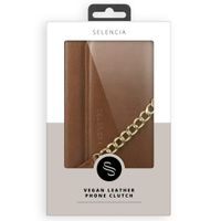 Selencia Pochette amovible en cuir végan Eny Samsung Galaxy S20 Ultra - Marron