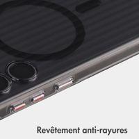 Accezz Coque arrière Lite avec MagSafe | Fluted | Samsung Galaxy S24 Ultra - Noir