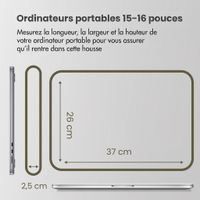 Accezz Housse ordinateur 15-16 pouces - Slate Gray