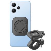Accezz Support de téléphone EasyLock pour vélo - Rotation à 360° - Universel - Noir