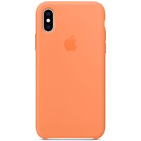 Apple Coque en silicone Apple iPhone X / Xs - Papaya