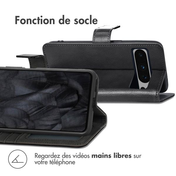 imoshion Étui de télephone portefeuille de luxe Google Pixel 8 Pro - Noir
