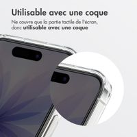 Accezz Protection d'écran en verre trempé avec filtre de confidentialité + Applicateur Apple iPhone 17