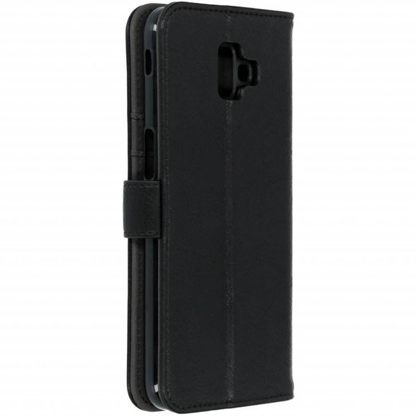 Étui de télephone portefeuille Samsung Galaxy J6 Plus - Noir