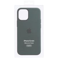 Apple Coque en silicone MagSafe Apple iPhone 12 Mini - Cypress Green
