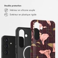 Selencia Coque arrière Vivid avec MagSafe Samsung Galaxy S25 - Autumn Muse
