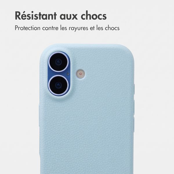 imoshion Coque arrière Texture Apple iPhone 17 - Bleu clair