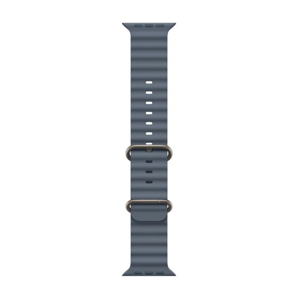 Apple Bracelet Ocean Apple Watch | 44/45/46/49 mm - Anchor Blue / Natural Titanium