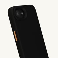 Selencia Coque arrière Rivièra avec MagSafe avec crochets amovibles Apple iPhone 17e / 16e - Velvet Black