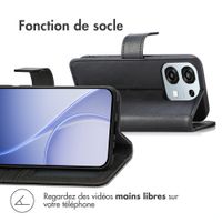 imoshion Étui de télephone portefeuille de luxe Oppo A6 Pro (5G) - Noir