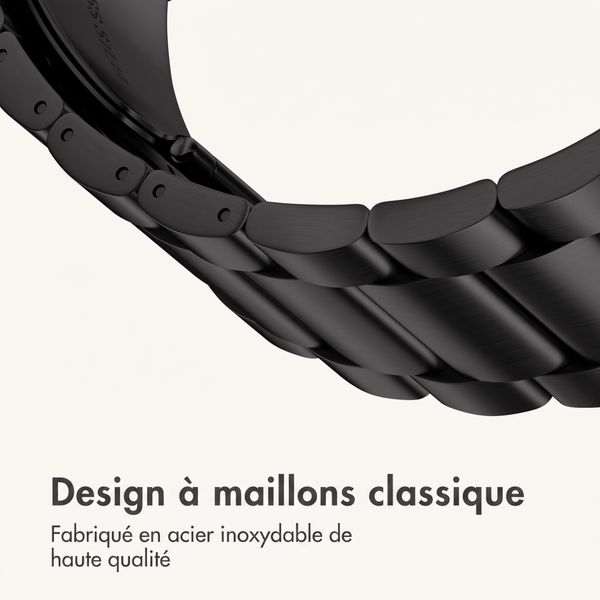imoshion Bracelet acier Apple Watch | 44/45/46/49 mm - Noir