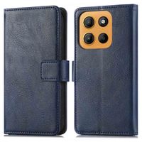 imoshion Étui de télephone portefeuille de luxe Motorola Moto G15 / G15 Power - Bleu foncé