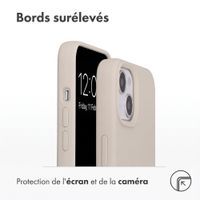 Accezz Coque Liquid Silicone avec MagSafe Apple iPhone 14 / 13 - Stone