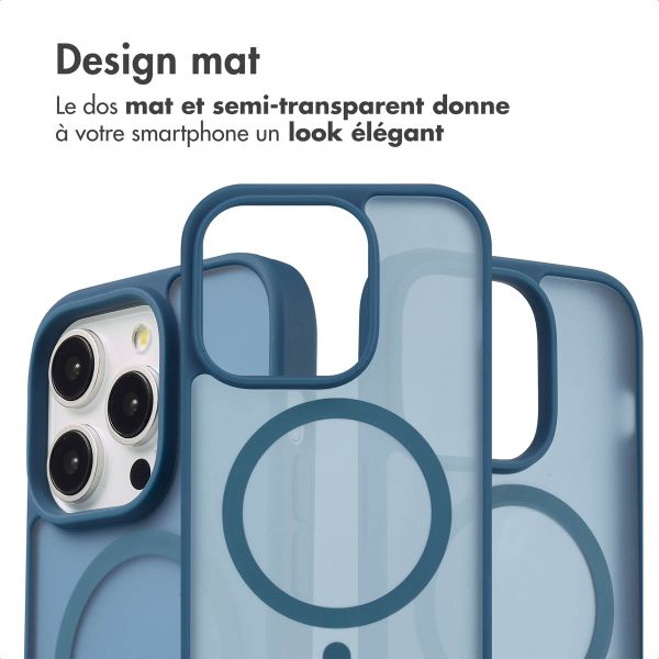 imoshion Coque Color Guard avec MagSafe Apple iPhone 14 Pro - Bleu foncé