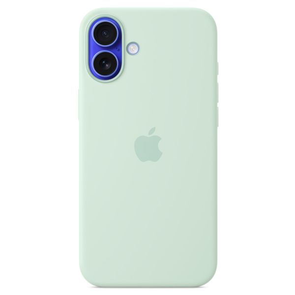 Apple Coque en silicone MagSafe Apple iPhone 16 Plus - Aquamarine