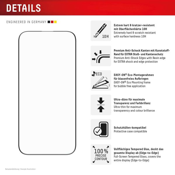 Displex Protection d'écran en verre trempé Real Glass Apple iPhone Air
