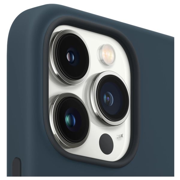 Apple Coque en silicone MagSafe Apple iPhone 13 Pro Max - Bleu