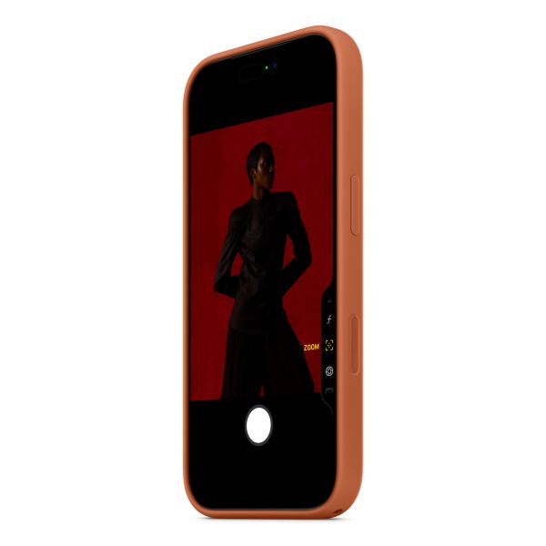 Apple Coque en silicone avec MagSafe Apple iPhone 17 Pro - Terracotta