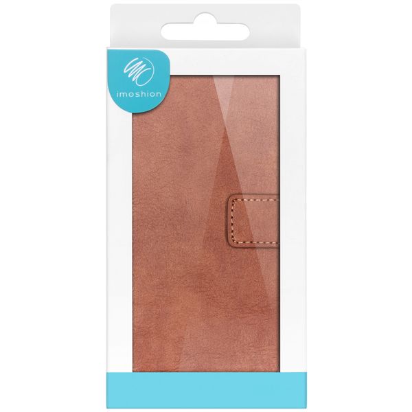 imoshion Étui de télephone portefeuille de luxe Apple iPhone 12 Mini - Marron