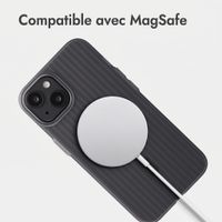Accezz Coque arrière Lite avec MagSafe | Fluted | Apple iPhone 14 - Gris