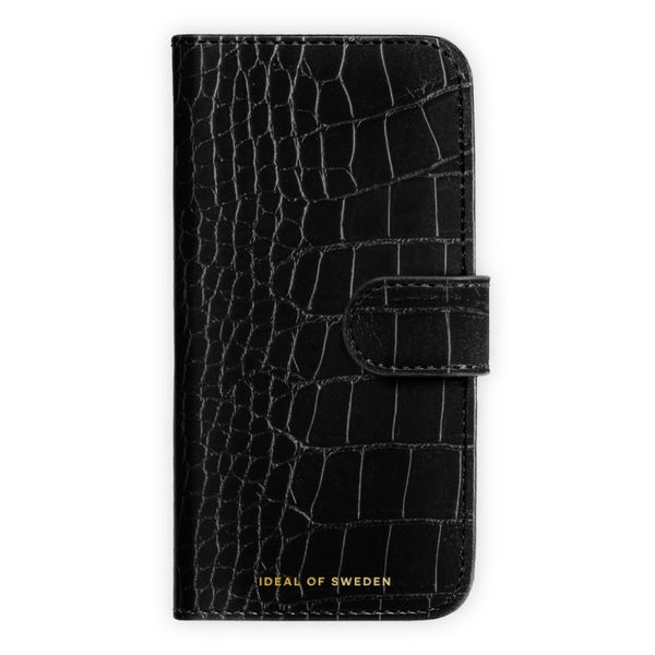 iDeal of Sweden Magnet Wallet+ Étui portefeuille Apple iPhone 16 - Black Croco