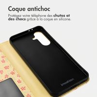 imoshion Étui de télephone portefeuille Design Samsung Galaxy A36 - Sunny Yellow Petite Flowers