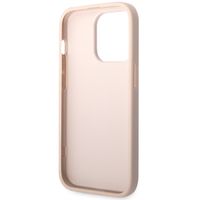 Guess Coque 4G Metal Logo Backcover Apple iPhone 14 Pro Max - Rose