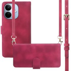 imoshion Etui de télephone portefeuille avec cordon Xiaomi Redmi Note 17 Pro - Rouge