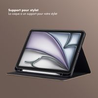 Selencia Coque tablette Riva Apple iPad Air 11 pouces (2026) M4 / (2025) M3 / (2024) M2 / Air 5 (2022) / Air 4 (2020) - Beige