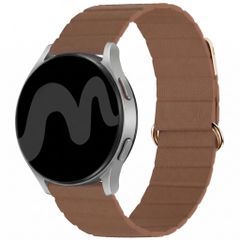 imoshion Bracelet en cuir magnétique  - Connexion universelle 20 mm - Marron