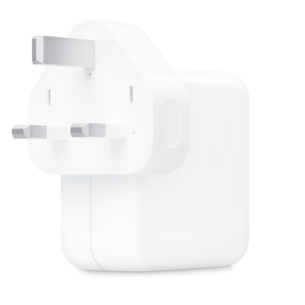 Apple Adaptateur secteur avec deux ports USB-C - 35 W - Type G - Prise pour le Royaume-Uni - Blanc