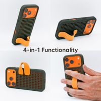 Callbuddy Coque avec strap Apple iPhone 17 Pro - Camo Orange