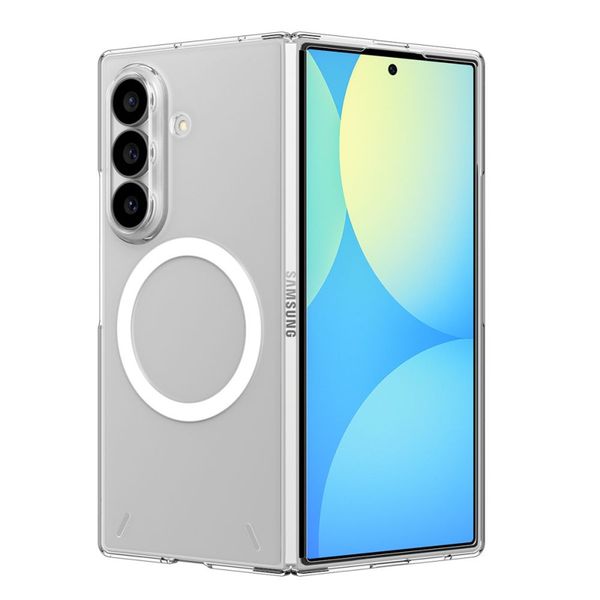 Spigen Coque AirSkin MagSafe Samsung Galaxy Z Fold 8 - Clear / White