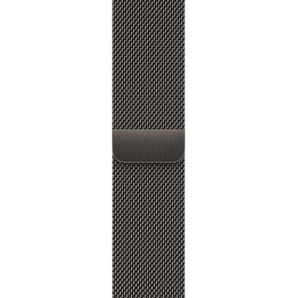 Apple Bracelet à boucle Milanais Apple Watch Series 1 t/m 9 / SE (38/40/41 mm) | Series 10 / 11 (42 mm) - Graphite
