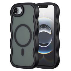 Selencia Coque arrière Wavy avec MagSafe Apple iPhone 17e / 16e - Noir