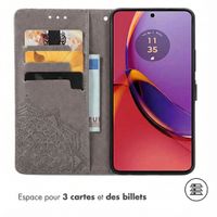 imoshion Etui de télephone Mandala Motorola Moto G84 - Gris