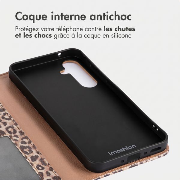 imoshion Étui de télephone portefeuille Design Samsung Galaxy A35 - Leopard Mood