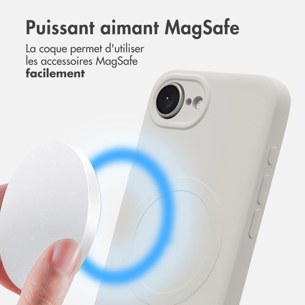 imoshion Coque Couleur avec MagSafe Apple iPhone 17e / 16e - Beige