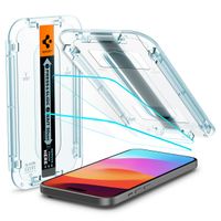 Spigen Protection d'écran en verre trempé GLAStR Fit 2 Paquets + Applicator Apple iPhone 16 / 15